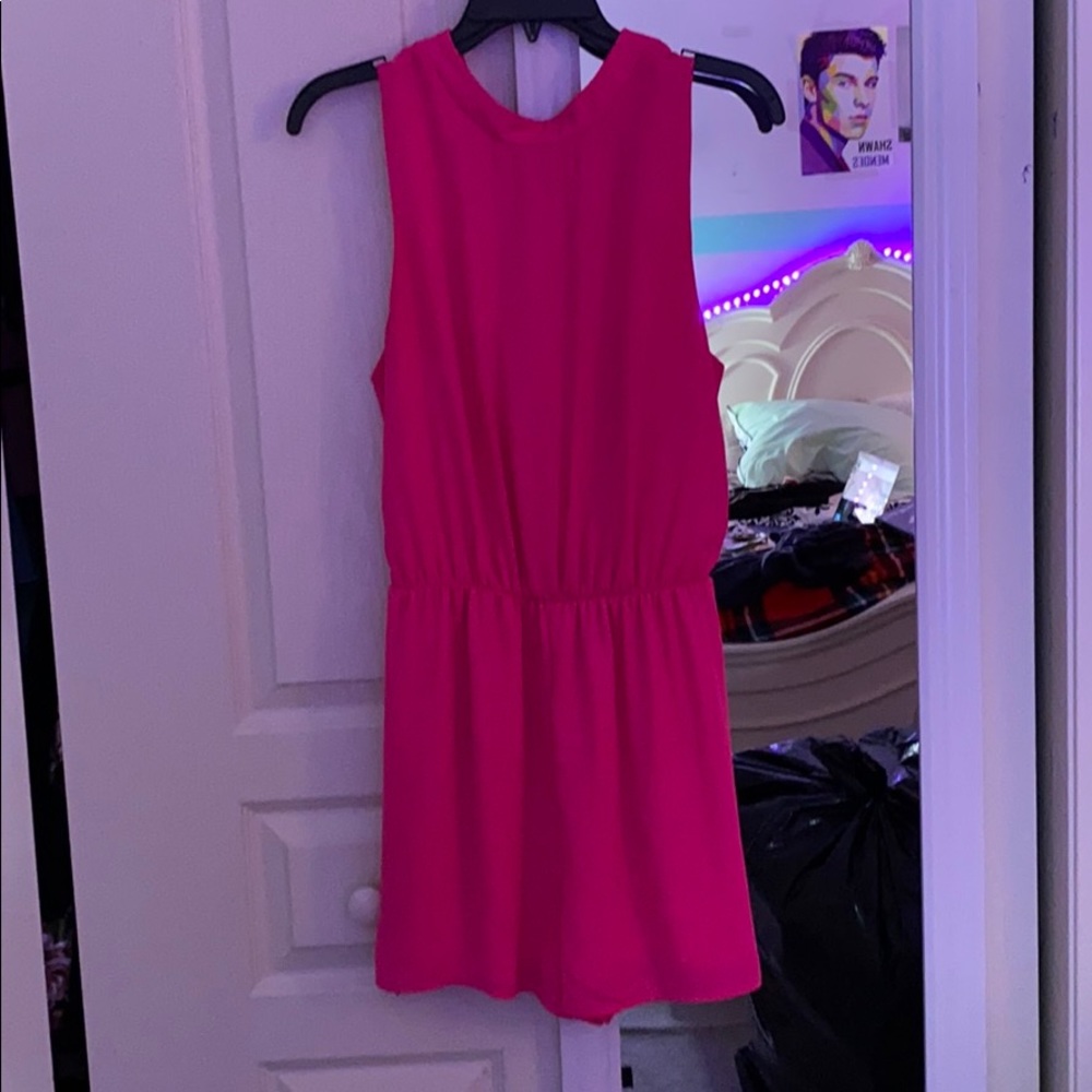 Hot Pink Romper